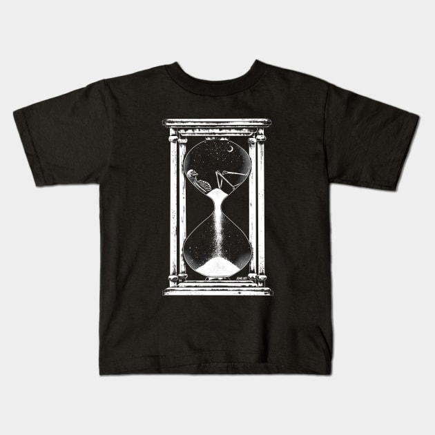 Out of Time Kids T-Shirt by JumoArt